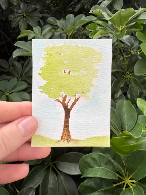 Silent Strength aceo art card
