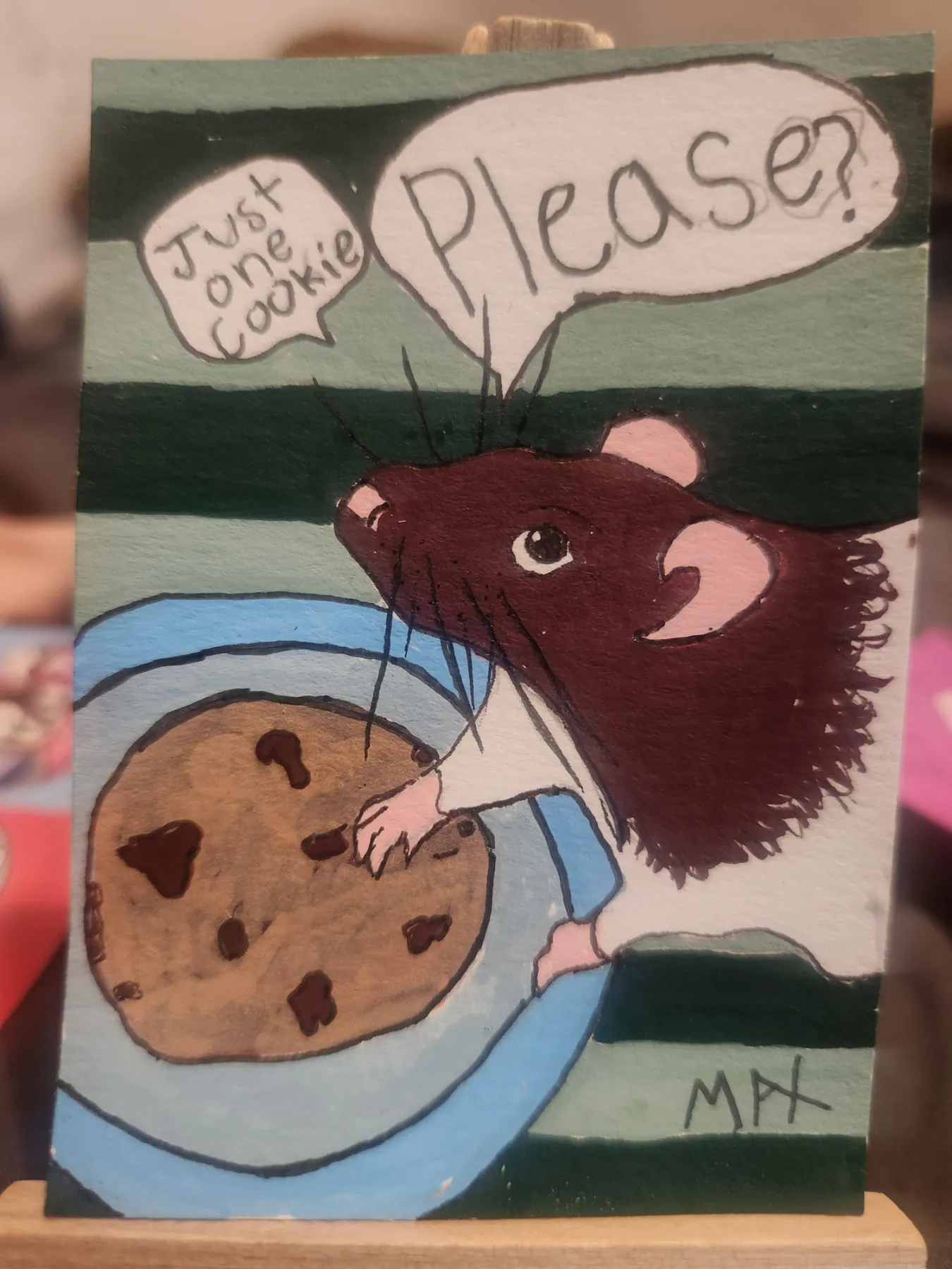 Just one? aceo art card