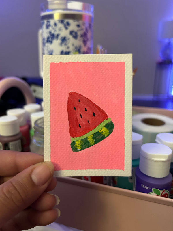 Slice aceo art card