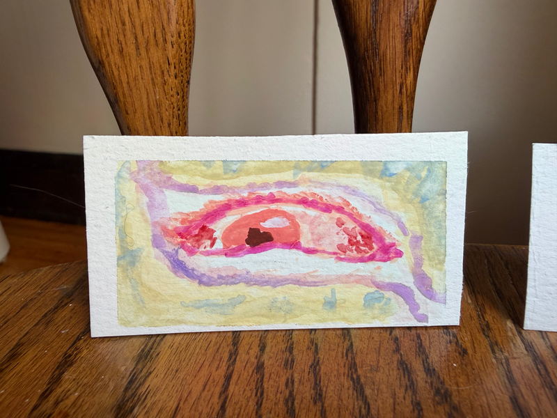 Closer Look aceo art card