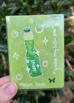 Soda Pop Ramune aceo art card thumbnail 1