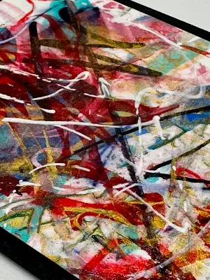 Fragments F-09 aceo art card thumbnail 2