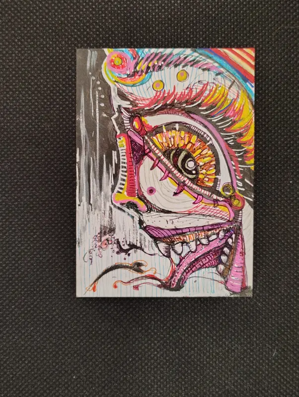 Bigger than my stomach aceo art card