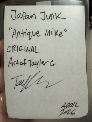 Antique Mike aceo art card thumbnail 2