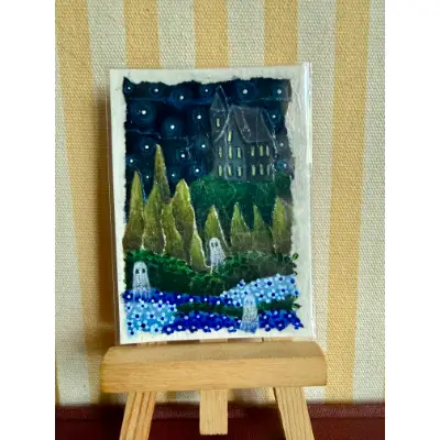 Phantom Manor aceo art card thumbnail 1
