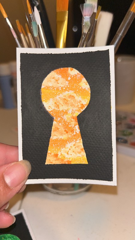 Golden Hour aceo art card