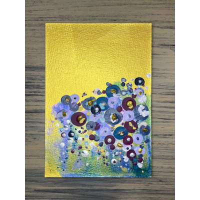 Periwinkle Dreams aceo art card thumbnail 2