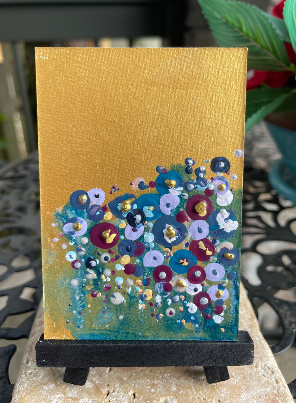 Periwinkle Dreams aceo art card