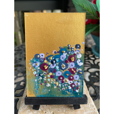 Periwinkle Dreams aceo art card thumbnail 1