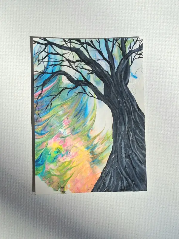 Dream Tree #4 Of 4 aceo art card