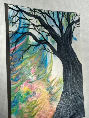 Dream Tree #4 Of 4 aceo art card thumbnail 2