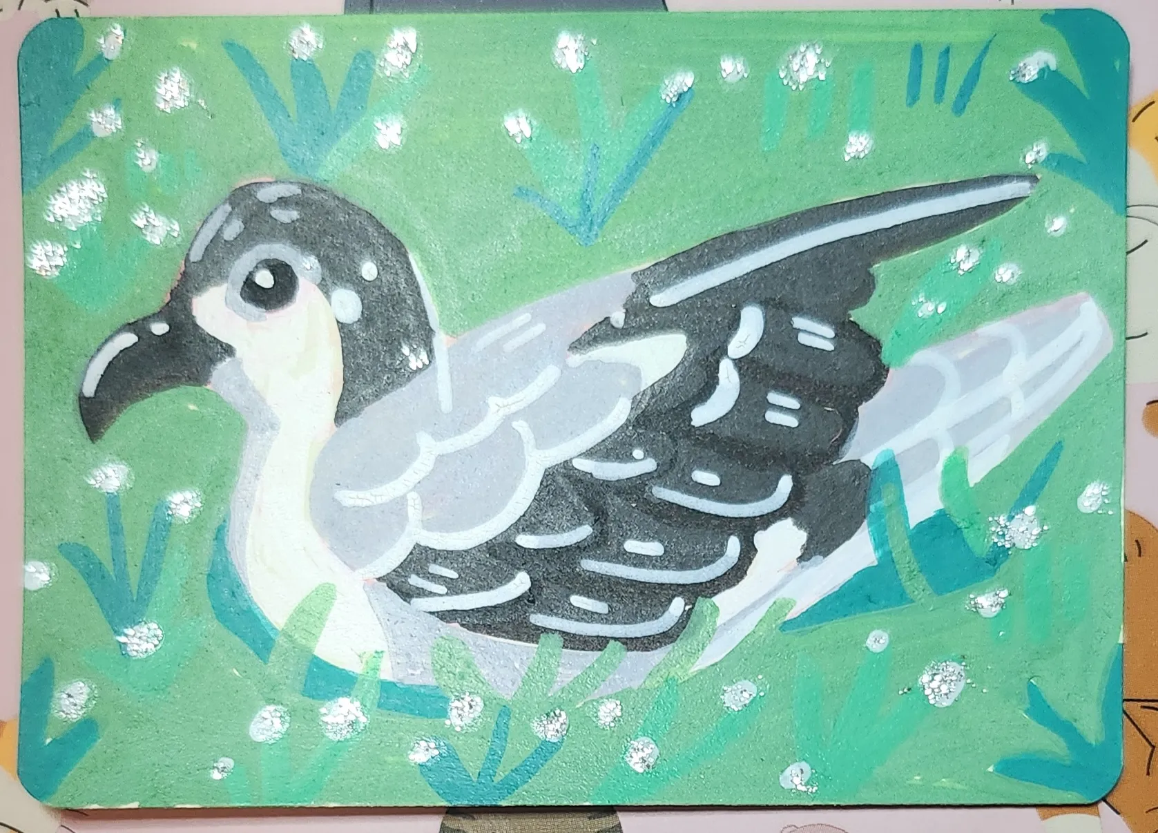 hawiaan petrel aceo art card