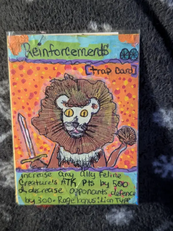 Reinforcements aceo art card