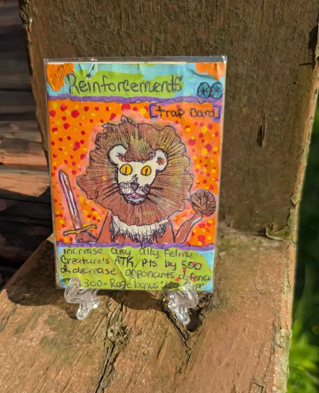 Reinforcements aceo art card