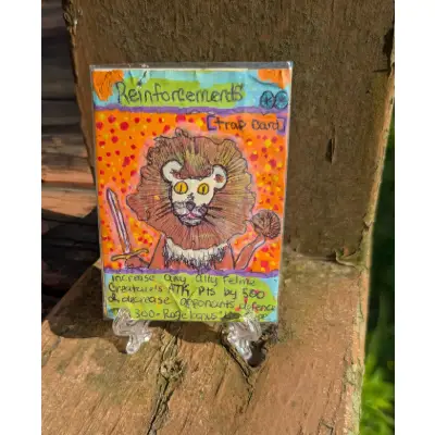 Reinforcements aceo art card thumbnail 1