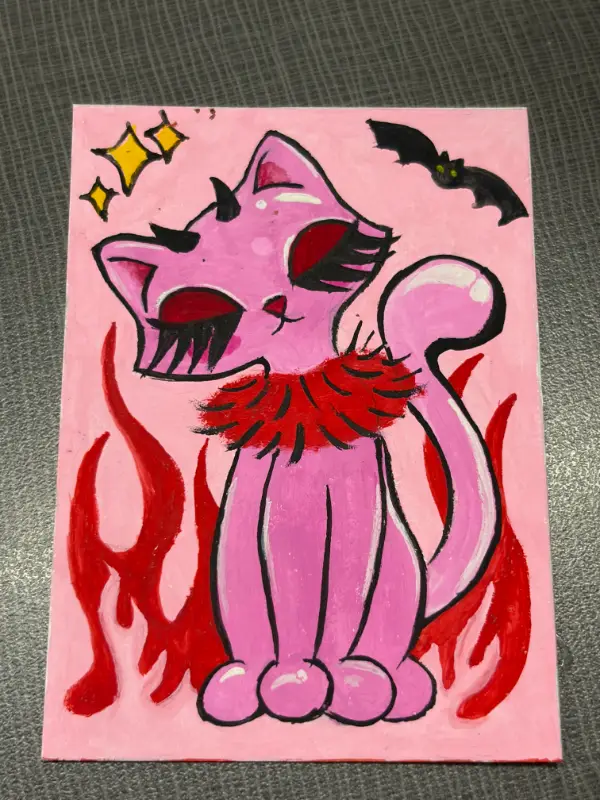 Lucy aceo art card