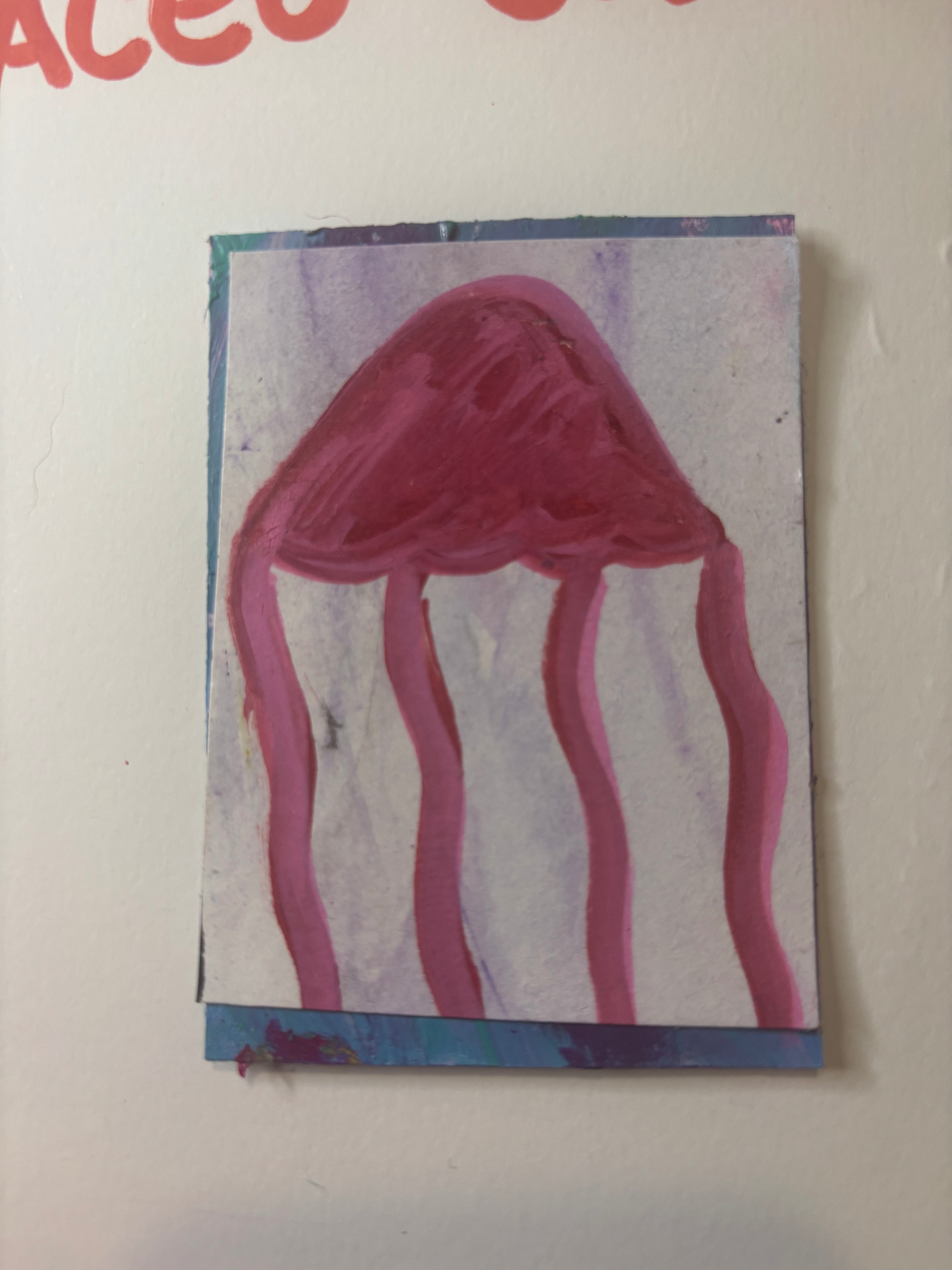 Jelly fish #11 aceo art card