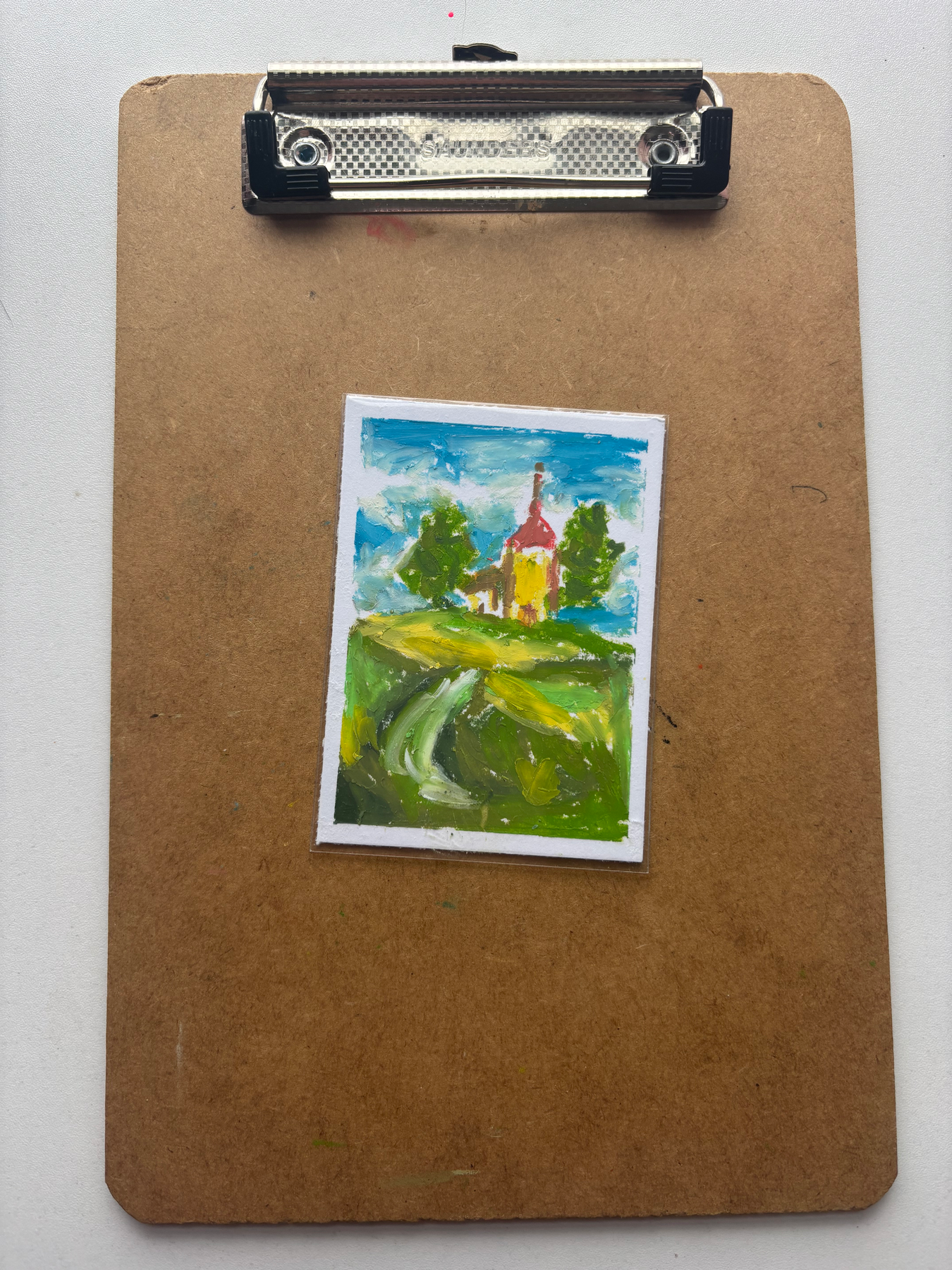 “Landscape: Portrait” aceo art card