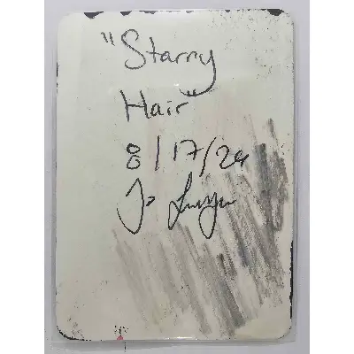 Starry Hair aceo art card thumbnail 2