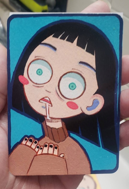 What? aceo art card