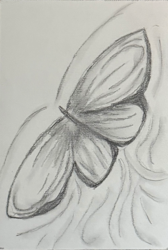 Butterfly #2 aceo art card
