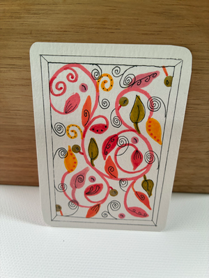 Whimsical Vines aceo art card thumbnail 1