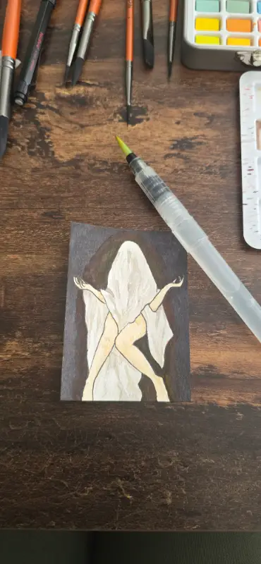Spiritual Awakening aceo art card