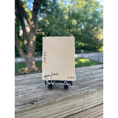 Cat Spirit aceo art card thumbnail 2