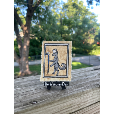 Cat Spirit aceo art card thumbnail 1