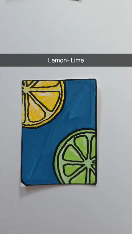 Lemon- Lime aceo art card