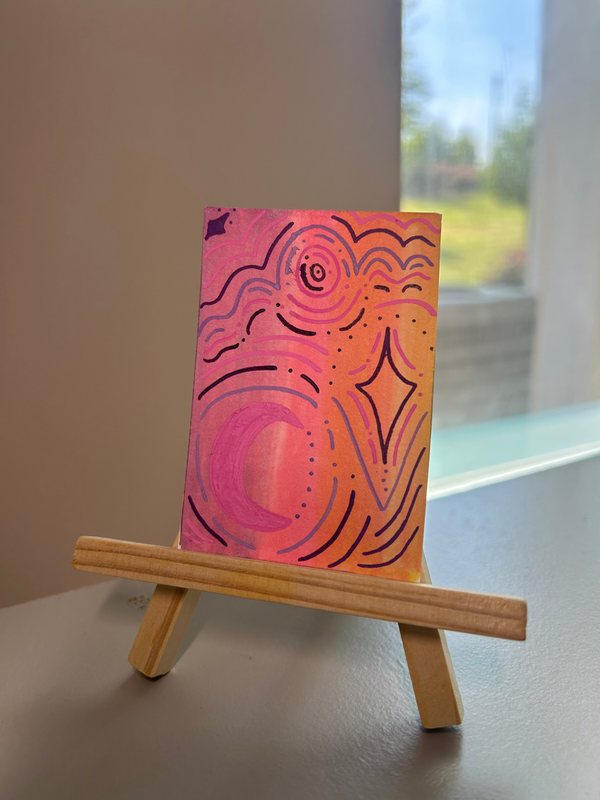 vanilla twilight aceo art card