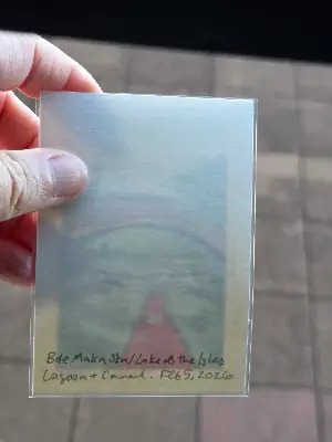 Bde Maka Ska/Lake of the Isles Lagoon and Canal aceo art card thumbnail 2