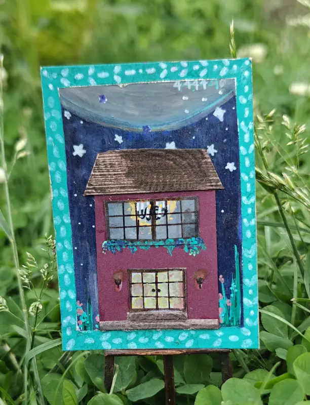4444 | Molls aceo art card