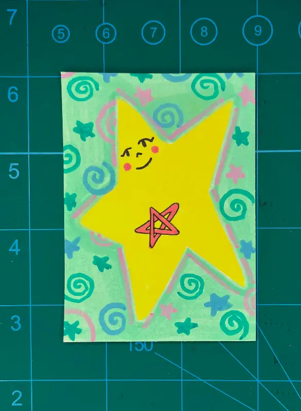 Cool Star aceo art card
