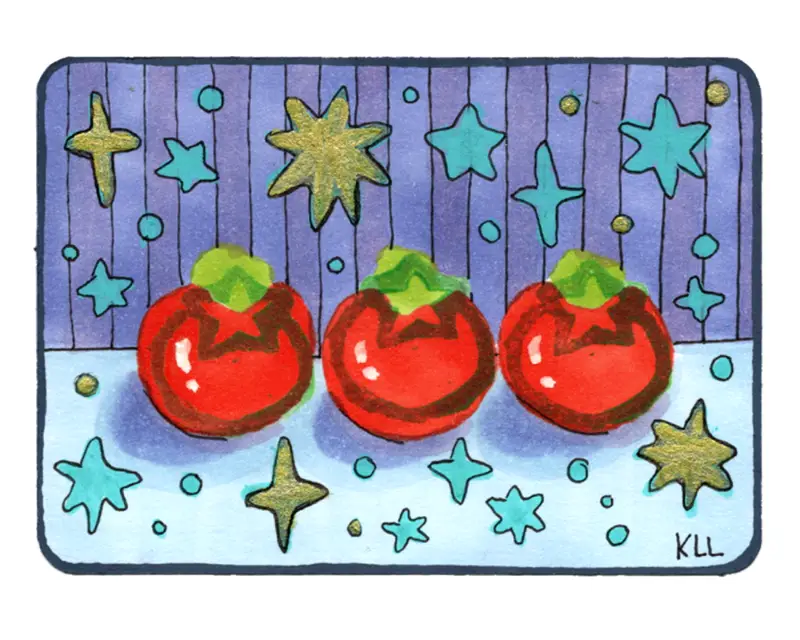 Tomato Lino 1 -- ACEO 17 aceo art card