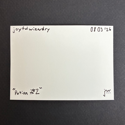 Potion #2 aceo art card thumbnail 2