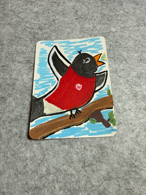 Celebrate Spring     Joybird Series aceo art card thumbnail 1