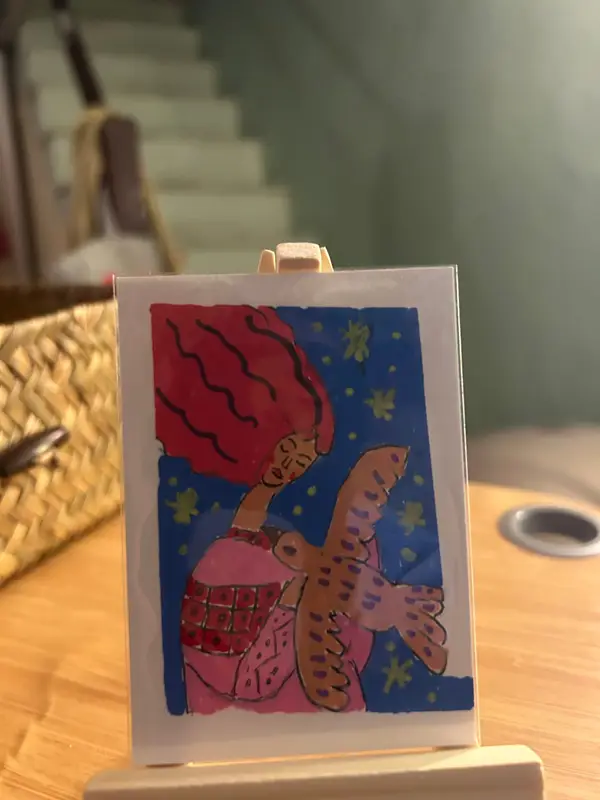 Princess Meri and her personal sigil the Eagle aceo art card