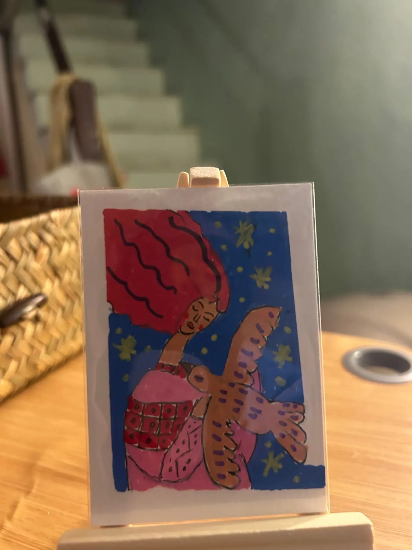 Princess Meri and her personal sigil the Eagle aceo art card