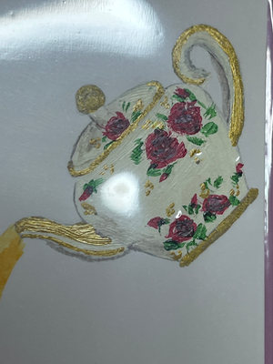Don’t Stop Pouring aceo art card thumbnail 2