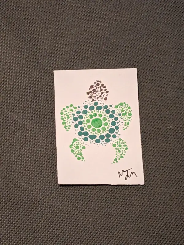 ACEO Original - Sea Turtle aceo art card