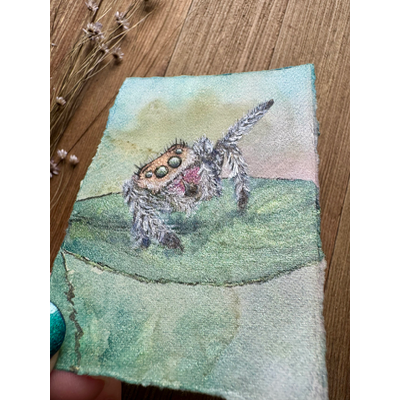 Hello aceo art card thumbnail 2