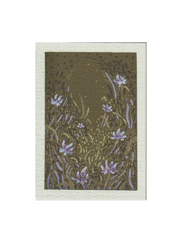 Field of Lilies aceo art card
