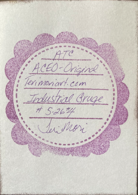 Industrial Grunge 5-26#4 aceo art card thumbnail 2