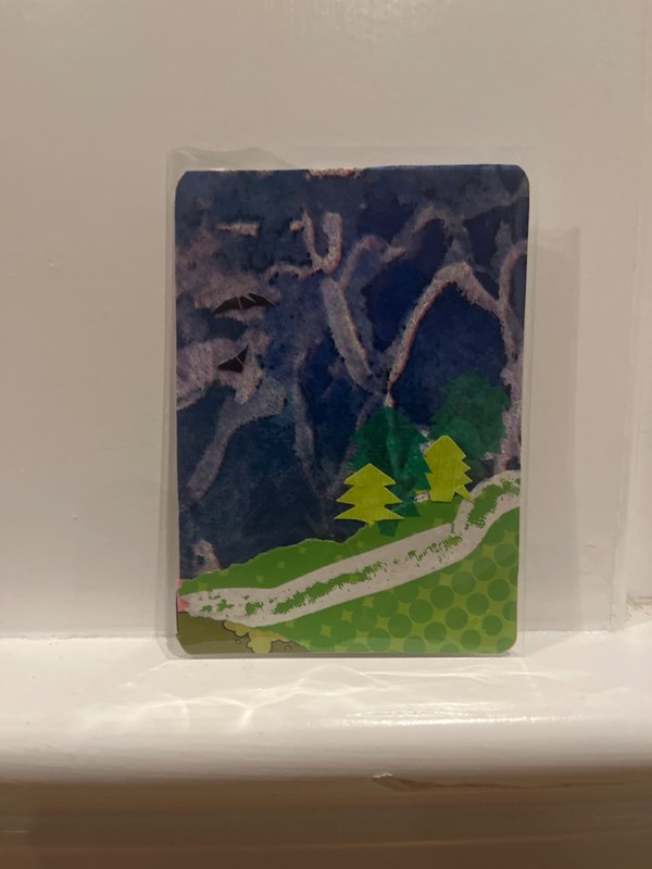 White Path aceo art card