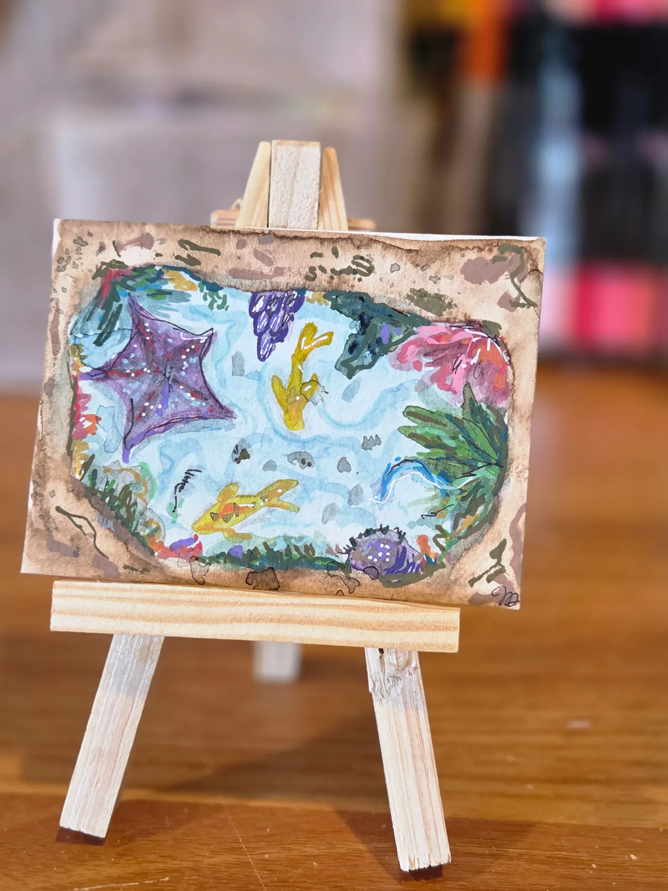 Low Tide Curiosities #3 aceo art card