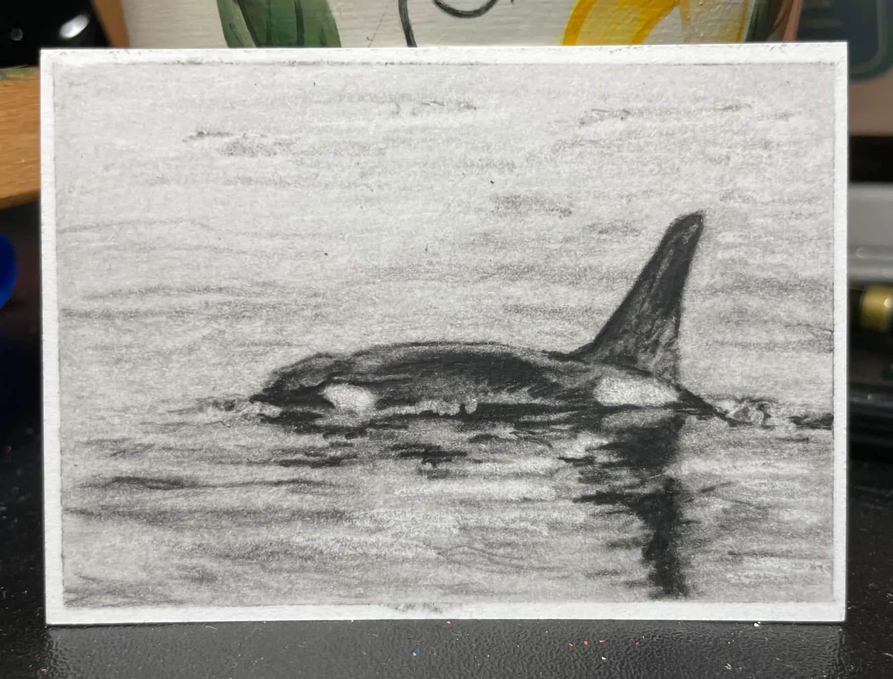 Orca aceo art card