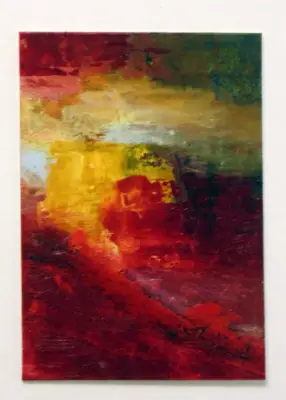 The Road from Many Farms to Kayenta original oil painting ACEO aceo art card thumbnail 2