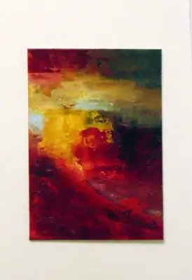 The Road from Many Farms to Kayenta original oil painting ACEO aceo art card thumbnail 1