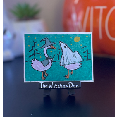 Spoo-Geese aceo art card thumbnail 1